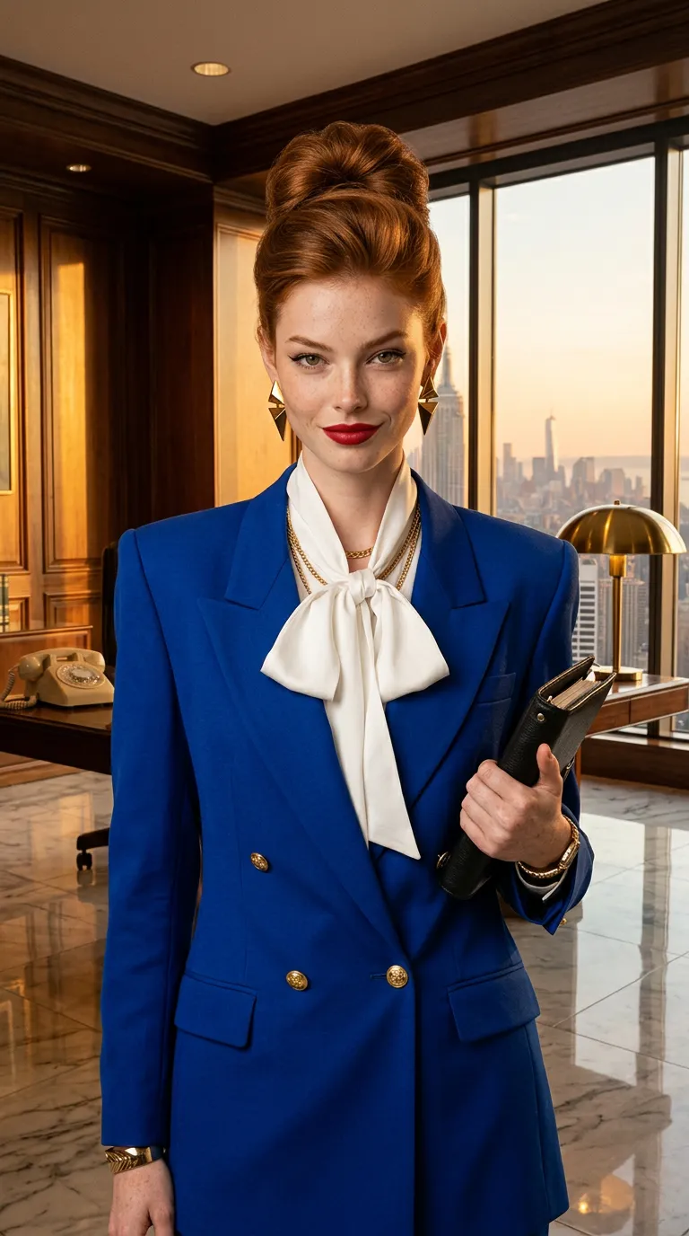 80-е power suit